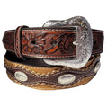 Ceinture en cuir homme Nocona Oval Concho
