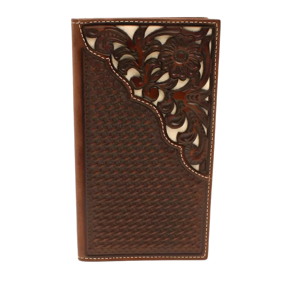 PORTEFEUILLE HOMME RODEO NOCONA TRESSÉ IVOIRE