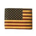 Portefeuille Nocona Bifold en cuir - Drapeau américain vintage