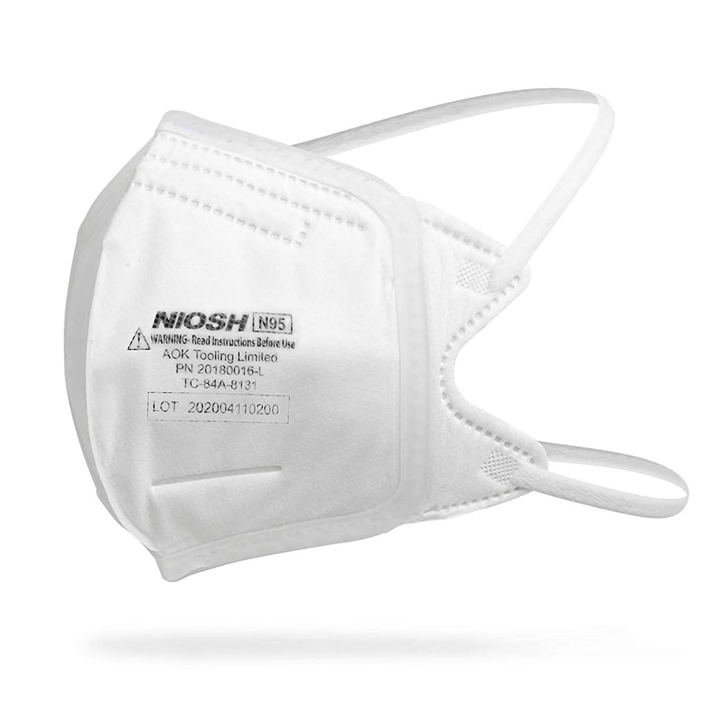 Masque de protection respiratoire pliant N95