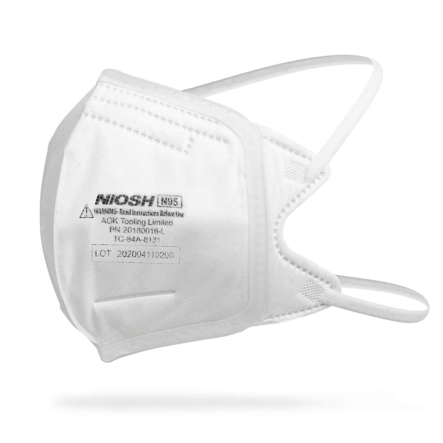 Masque de protection respiratoire pliant N95