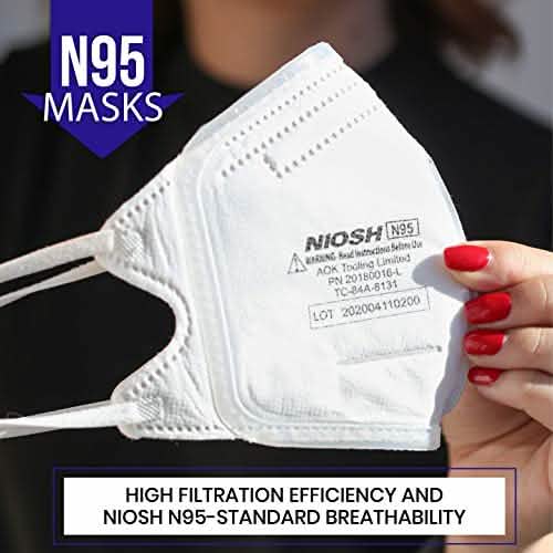 Masque de protection respiratoire pliant N95