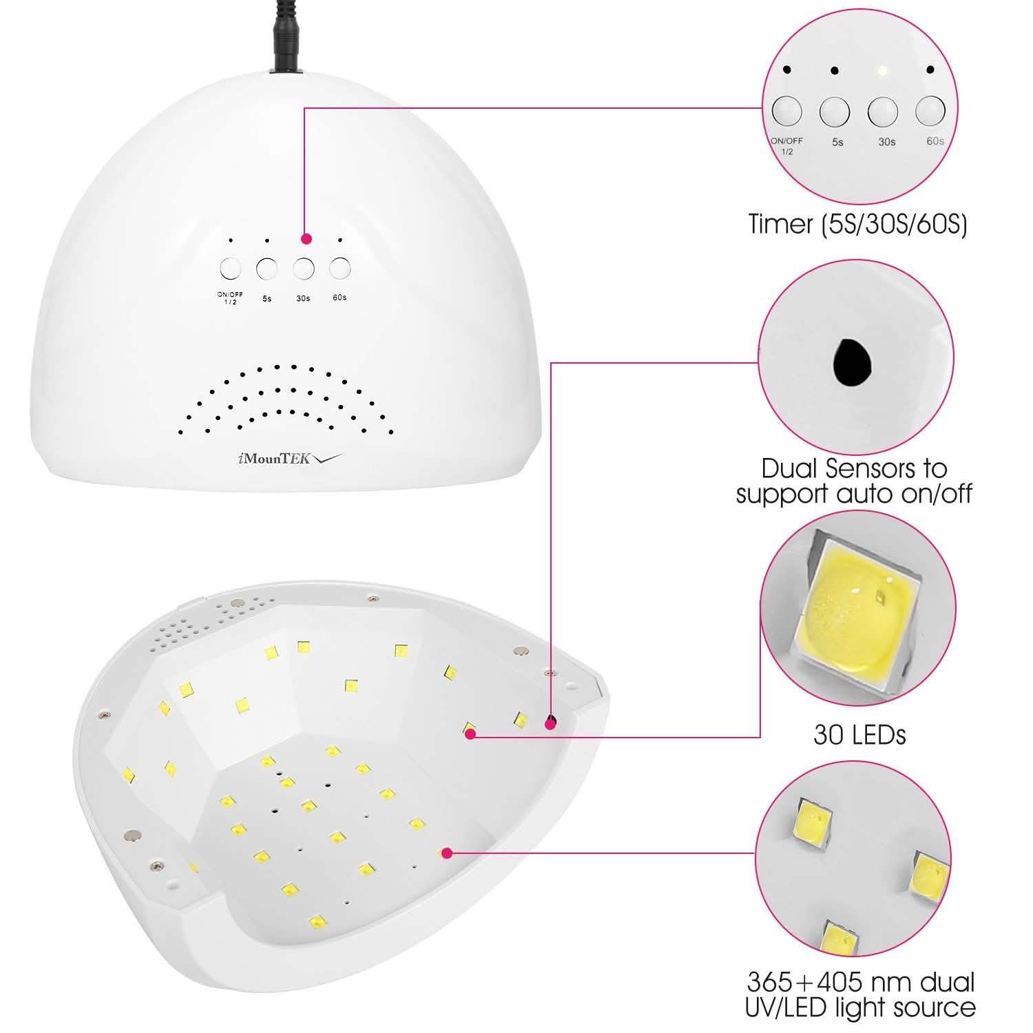 Lampe UV LED Sèche-ongles 48W/24W