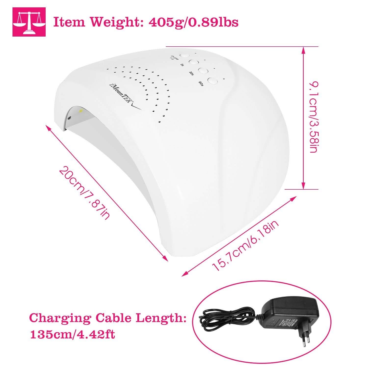 Lampe UV LED Sèche-ongles 48W/24W