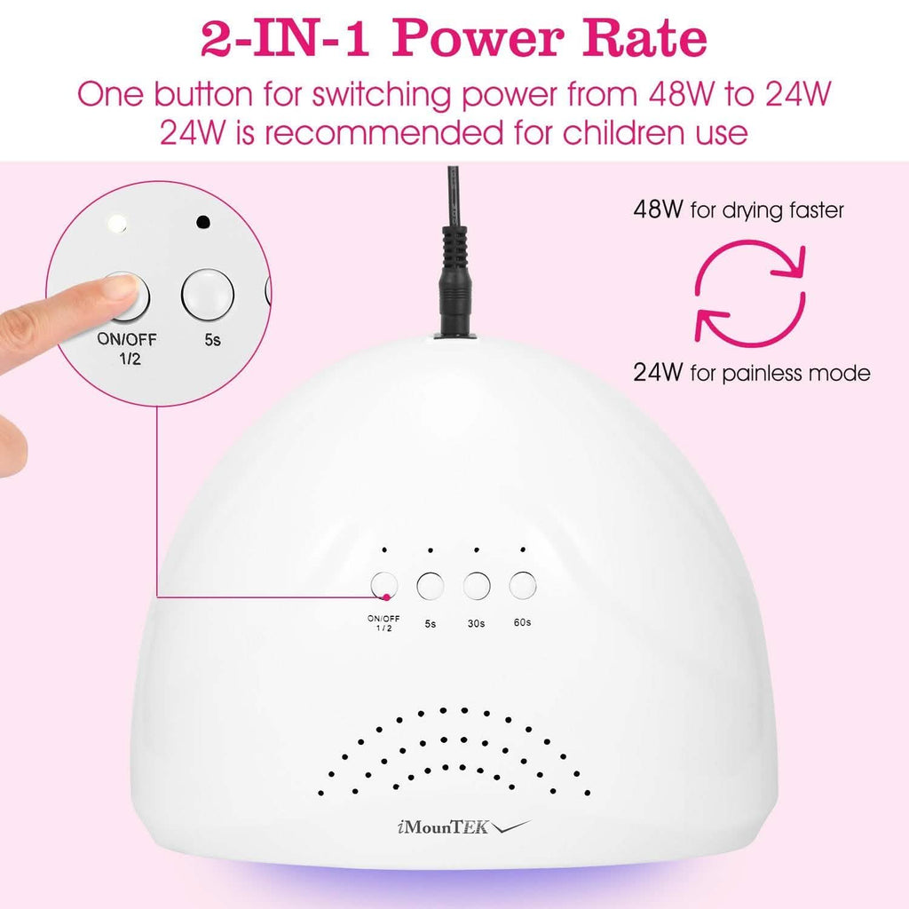 Lampe UV LED Sèche-ongles 48W/24W