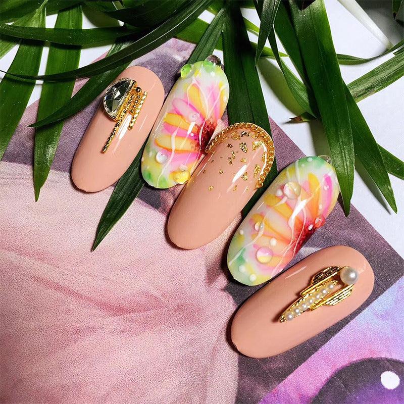 Vernis Gel Ongles Tendance Gouttes d'Eau UV Décoration Nail Art Mode Design Luxe pour Filles et Femmes Gel Ongles Tendance