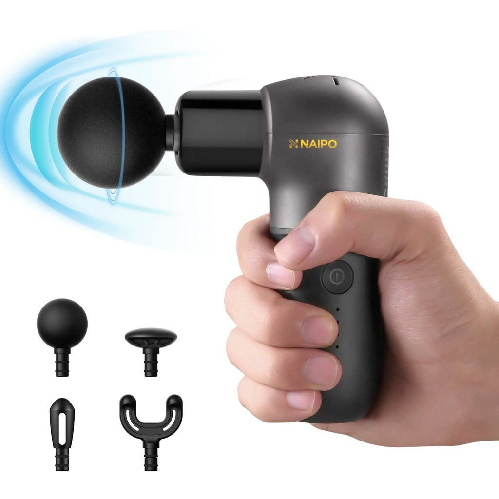 Pistolet de massage Naipo Mini Masseur musculaire profond avec poignée ergonomique