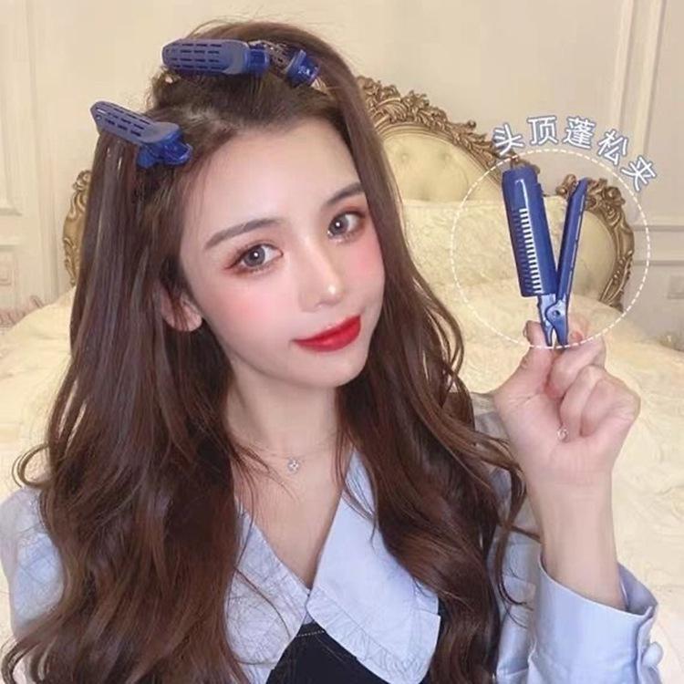 Bigoudi Cheveux Naturel Moelleux Clip Bouclé Cheveux Plastique Racines Cheveux Clip Moelleux Frange Pince Coiffure Couleur Bonbon Épingle À Cheveux Outil De Coiffage Cheveux Bouclés Bigoudi Petit Et Facile À Transporter Accessoires Pour Cheveux