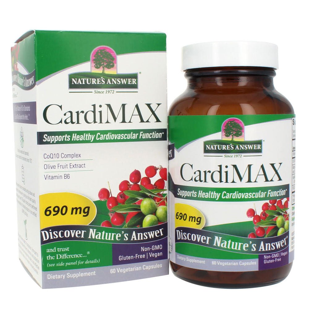 Nature's Answer - CardiMAX Soutien Cardiovasculaire - 60 Gélules Végétariennes