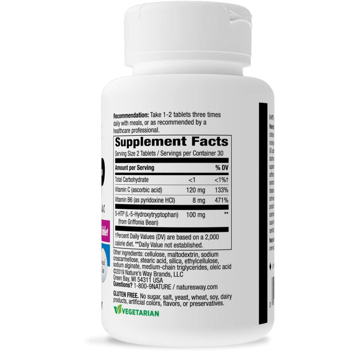 Nature's Way 5-HTP, 60 comprimés
