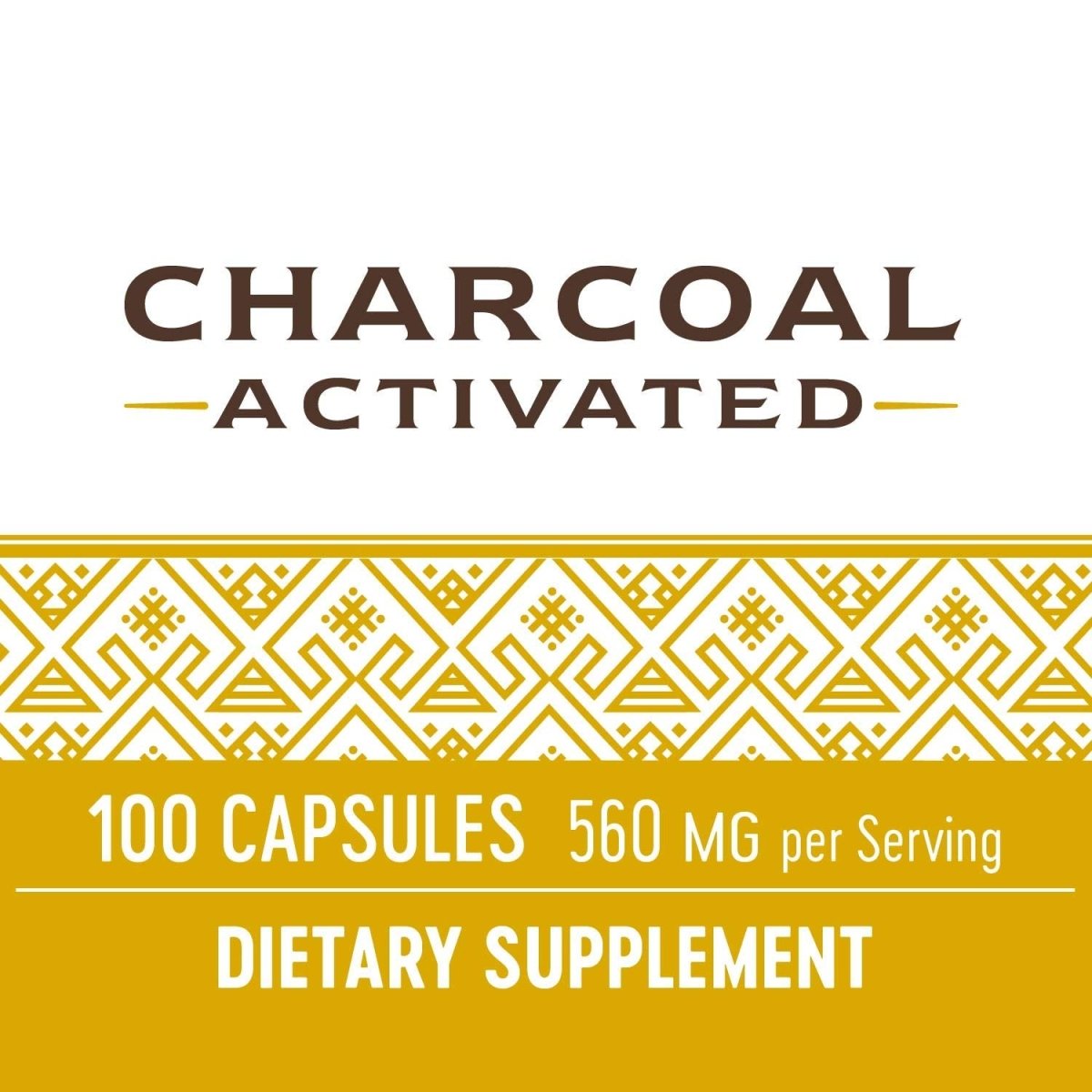 Complément de charbon actif Nature's Way sans gluten 100 gélules