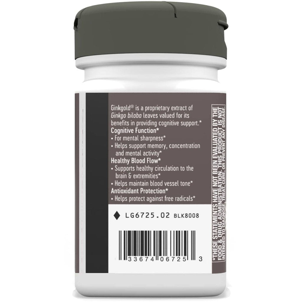 Nature's Way Advanced Ginkgold Extrait - Soutien cognitif et de la mémoire - 50 Comprimés