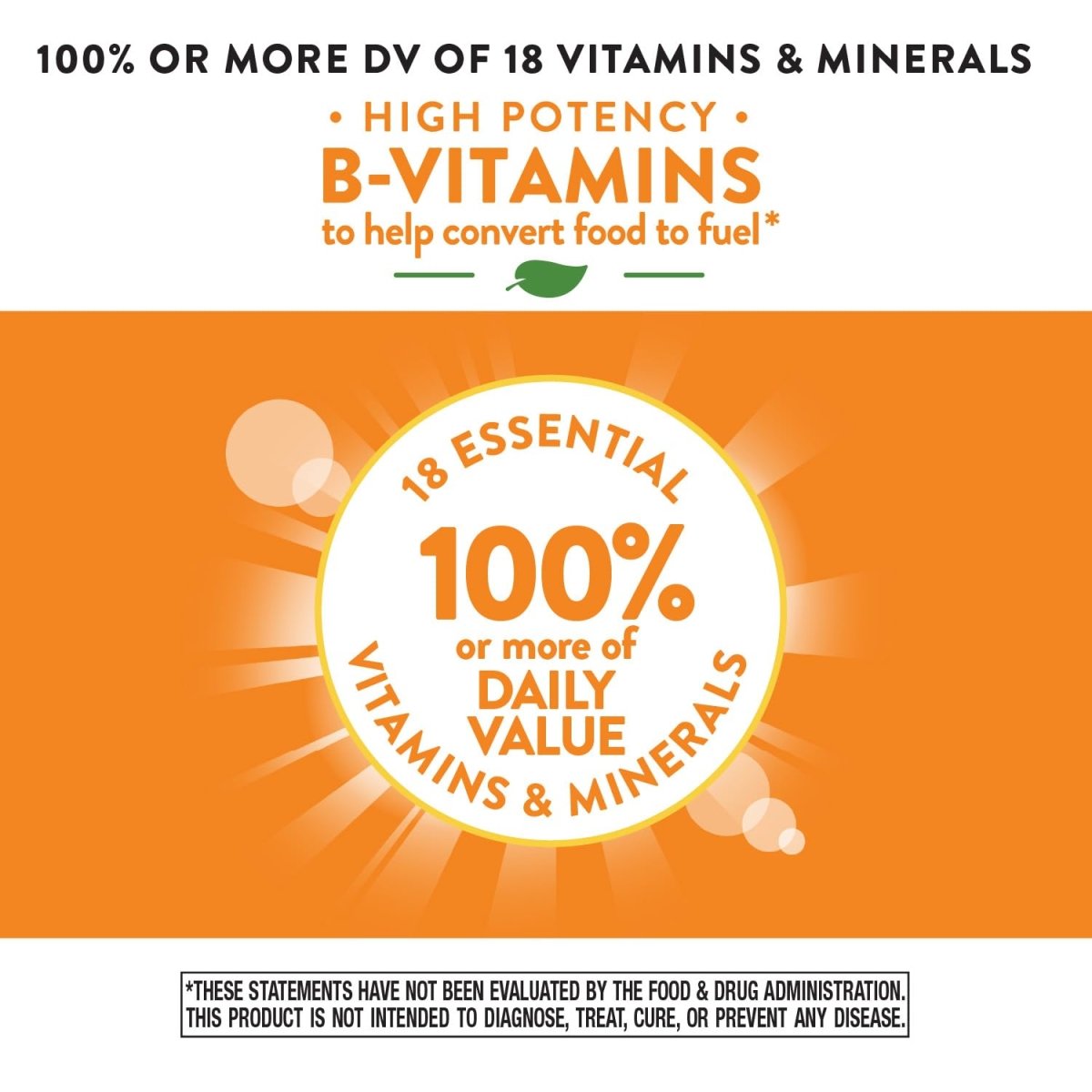 Nature's Way Alive! Énergie quotidienne Multivitamine 22 Vitamines et Minéraux 60 Comprimés
