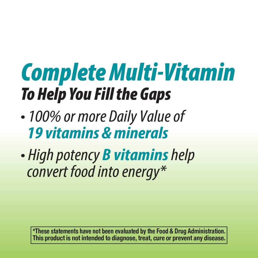 Nature's Way Alive! Garden Goodness Men's Multivitamin, One Serving of Veggies and Fruits, High Potency B-Vitamins, 60 Tablets