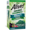 Nature's Way Alive! Garden Goodness Men's Multivitamin, One Serving of Veggies and Fruits, High Potency B-Vitamins, 60 Tablets