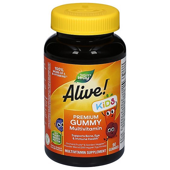 Nature's Way Alive! Gommes Multivitamines Enfants 60 unités