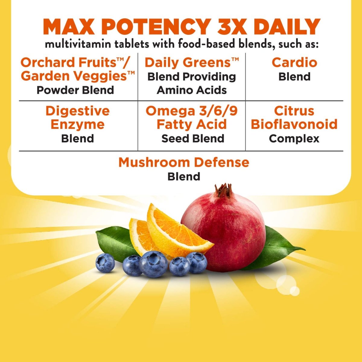 Nature's Way Alive! Max3 Potency Multivitamin, Support Daily Energy Metabolism, No Added Iron, 90 Tablets