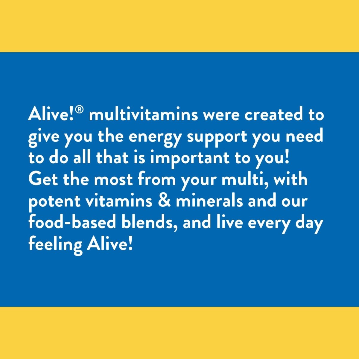 Nature's Way Alive! Multivitamine complète pour hommes de 50 ans et plus - Soutien complet pour plusieurs systèmes corporels - Vitamines B à haute puissance - 130 comprimés