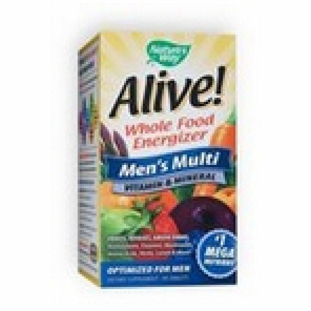 NATURE'S WAY Alive! Hommes Une fois par jour, 60 comprimés