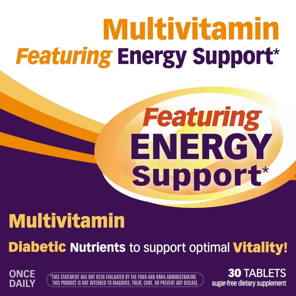Nature's Way Alpha betic Multivitamines, Soutien Énergétique, 30 Comprimés