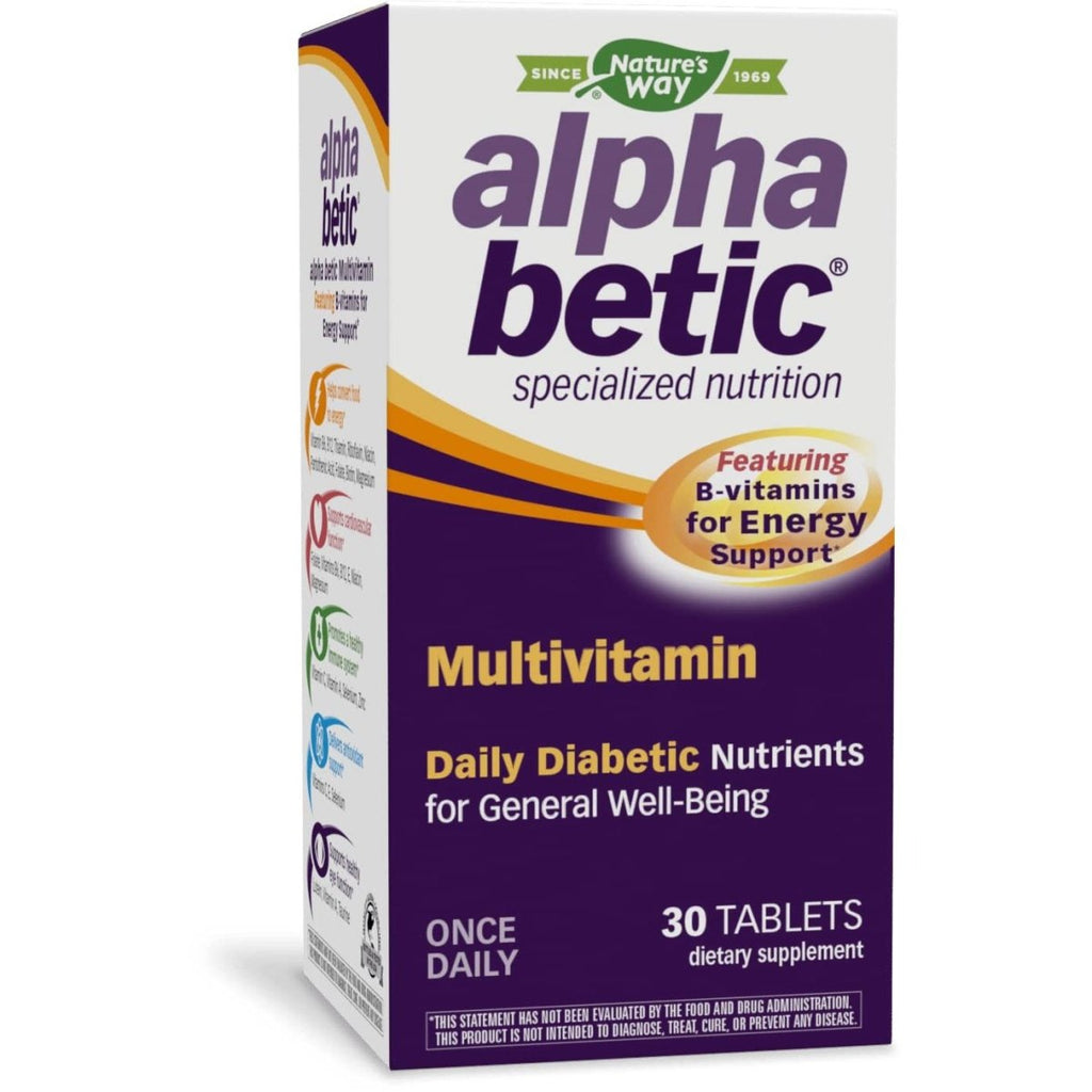 Nature's Way Alpha betic Multivitamines, Soutien Énergétique, 30 Comprimés