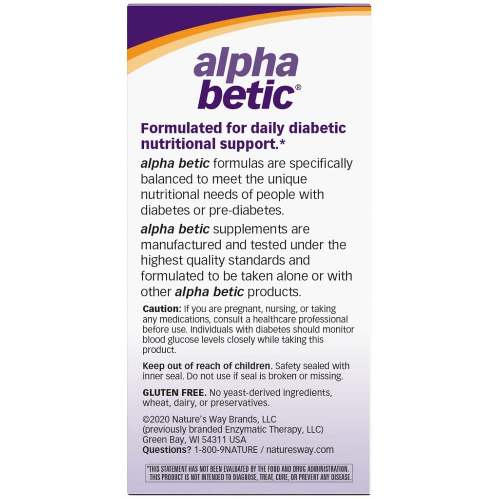 Nature's Way Alpha betic Multivitamines, Soutien Énergétique, 30 Comprimés