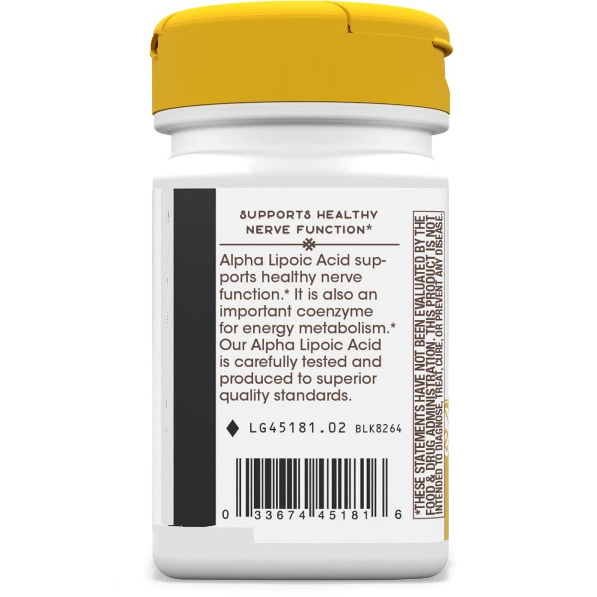 Nature's Way Alpha Lipoic Acid, Supports Healthy Nerve Function, 600 mg per serving, 60 Capsules