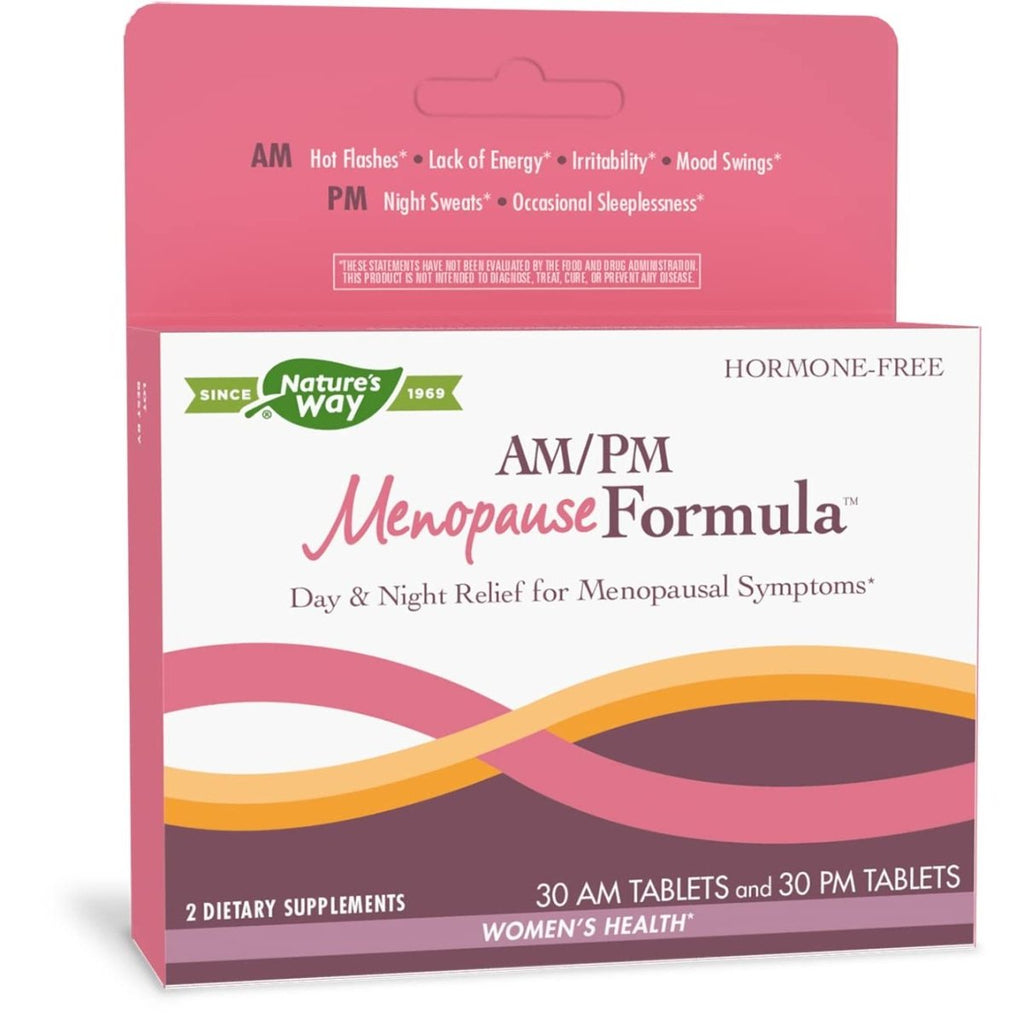 Nature's Way Formule Ménopause Jour/Nuit – Équilibre Hormonal et Soutien – 60 Gélules