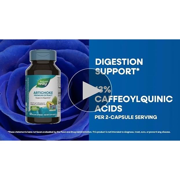 Nature's Way Artichaut 60 Vcaps - Lot de 3