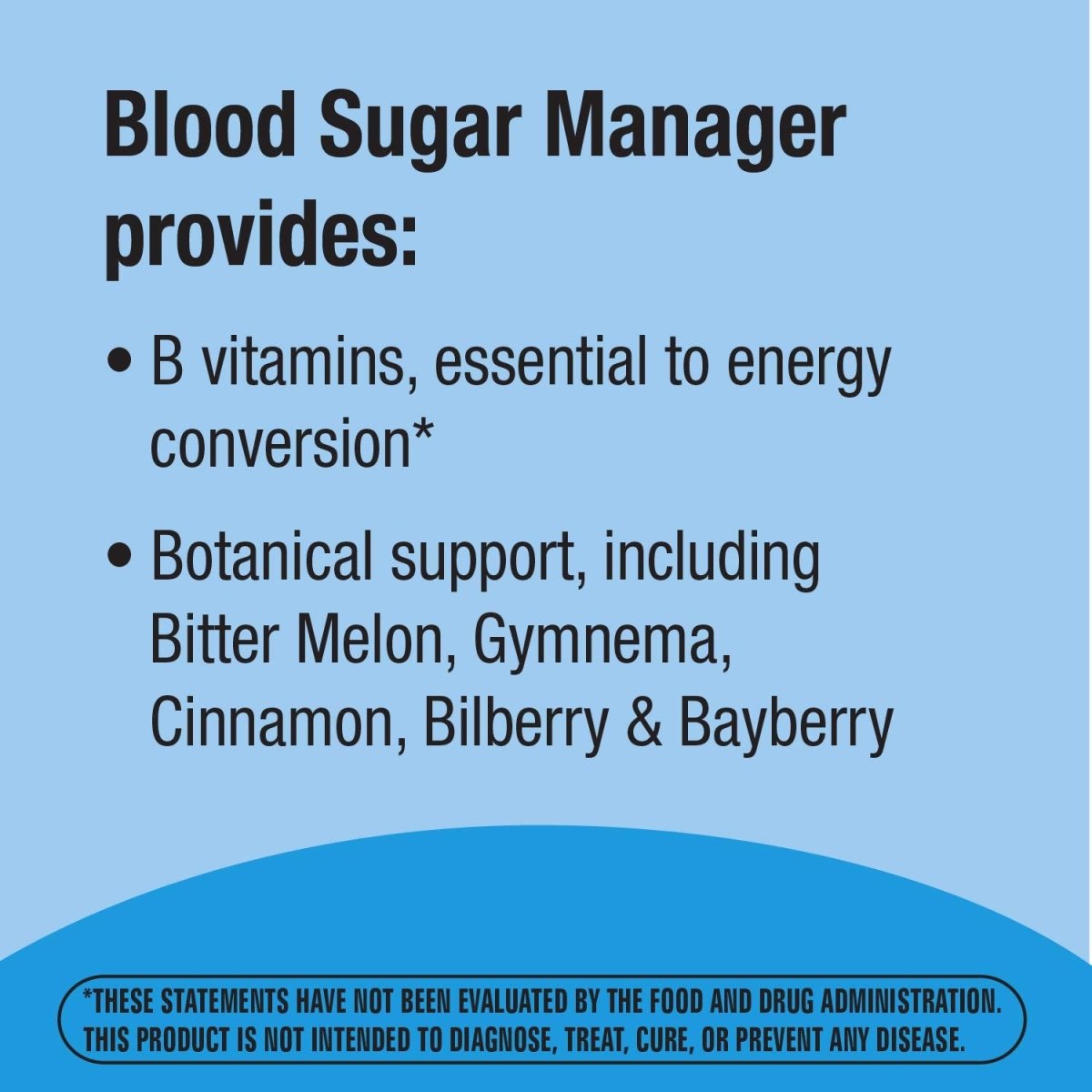Nature's Way Blood Sugar Manager, formule de soutien du glucose, 60 capsules