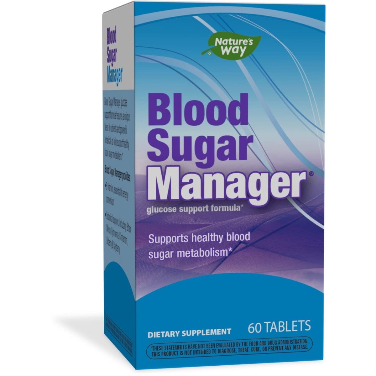 Nature's Way Blood Sugar Manager, formule de soutien du glucose, 60 capsules