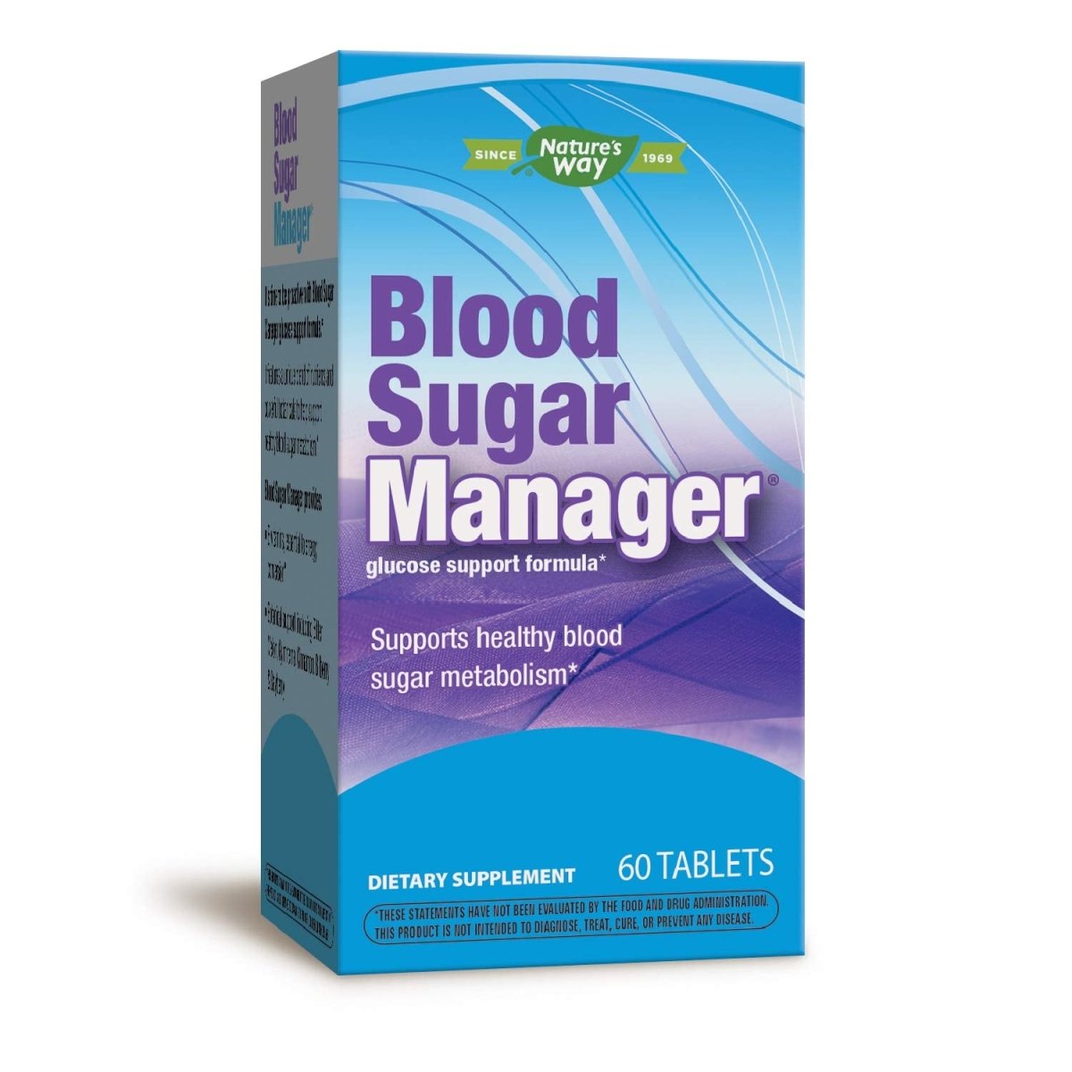 Nature's Way Blood Sugar Manager, formule de soutien du glucose, 60 capsules