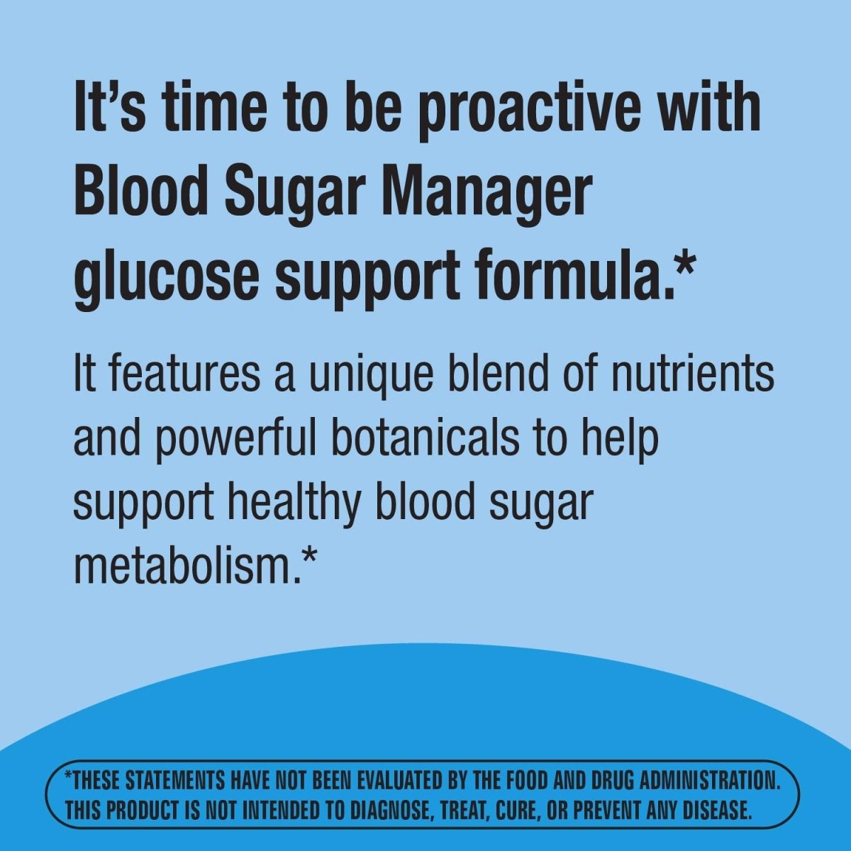 Nature's Way Blood Sugar Manager, formule de soutien du glucose, 60 capsules