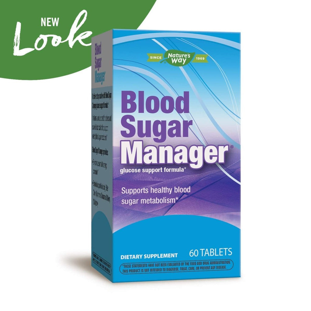 Nature's Way Blood Sugar Manager, formule de soutien du glucose, 60 capsules