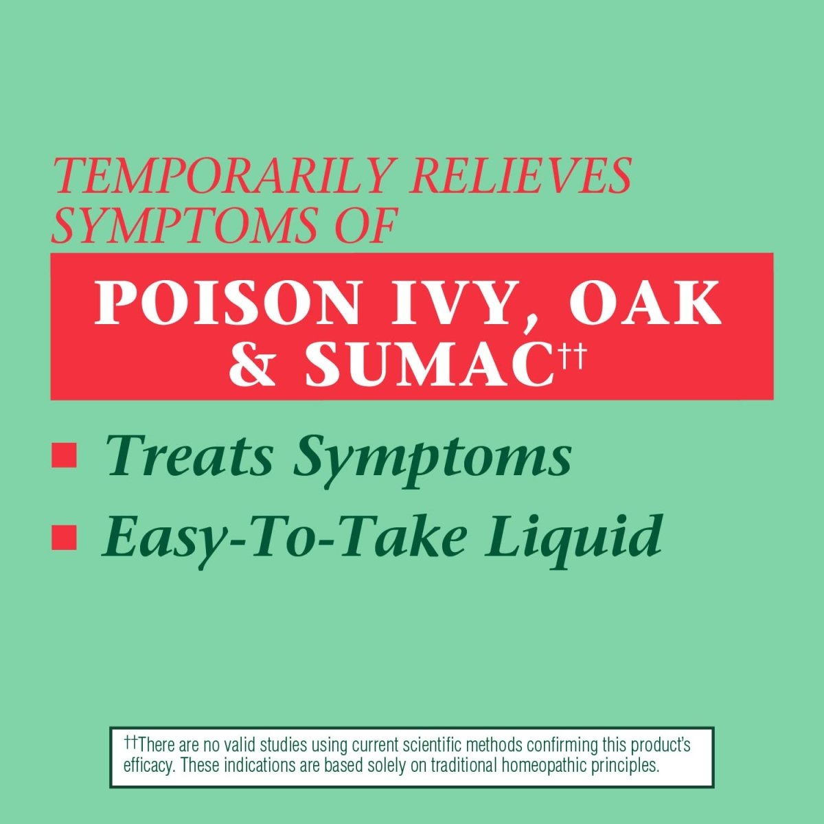 Nature's Way Boericke & Tafel Oral Ivy Liquide, Traitement du Sumac Vénéneux et du Chêne Empoisonné, Soulage les Démangeaisons et les Brûlures, 1 fl. oz