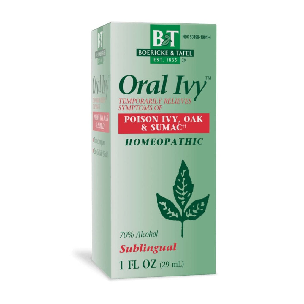 Nature's Way Boericke & Tafel Oral Ivy Liquide, Traitement du Sumac Vénéneux et du Chêne Empoisonné, Soulage les Démangeaisons et les Brûlures, 1 fl. oz