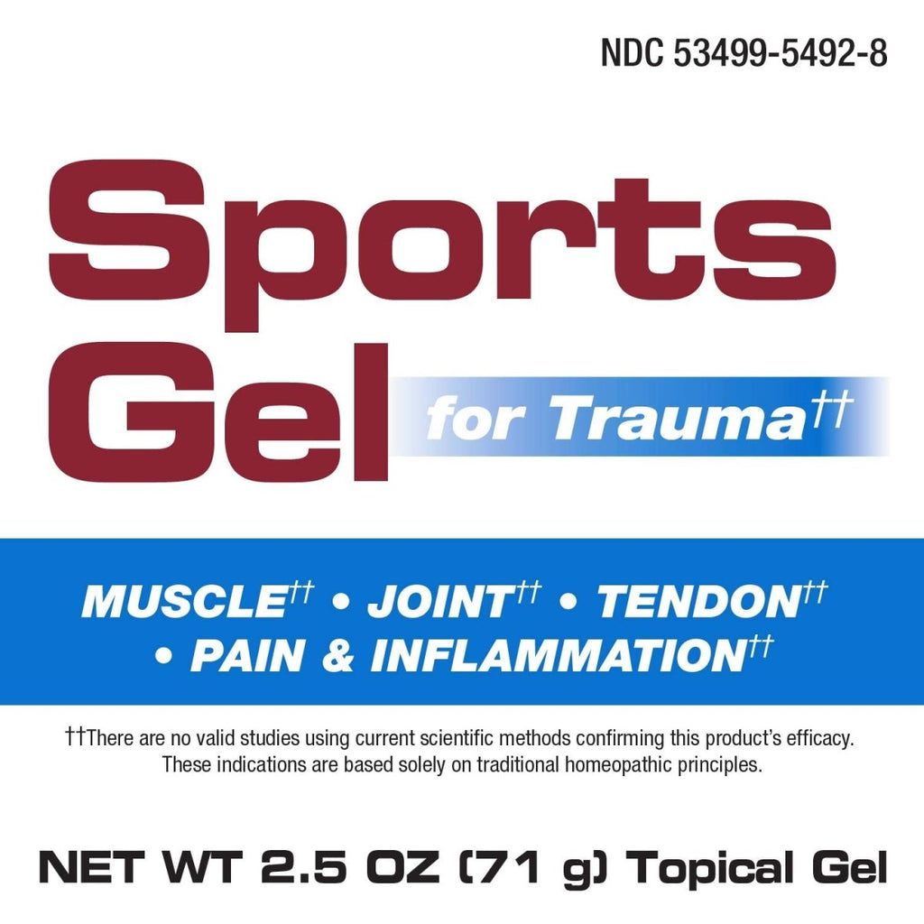 Nature's Way Boericke & Tafel Sports Gel, soulagement des douleurs et inflammations musculaires profondes, articulaires, tendineuses et dorsales, homéopathique, 70,8 g