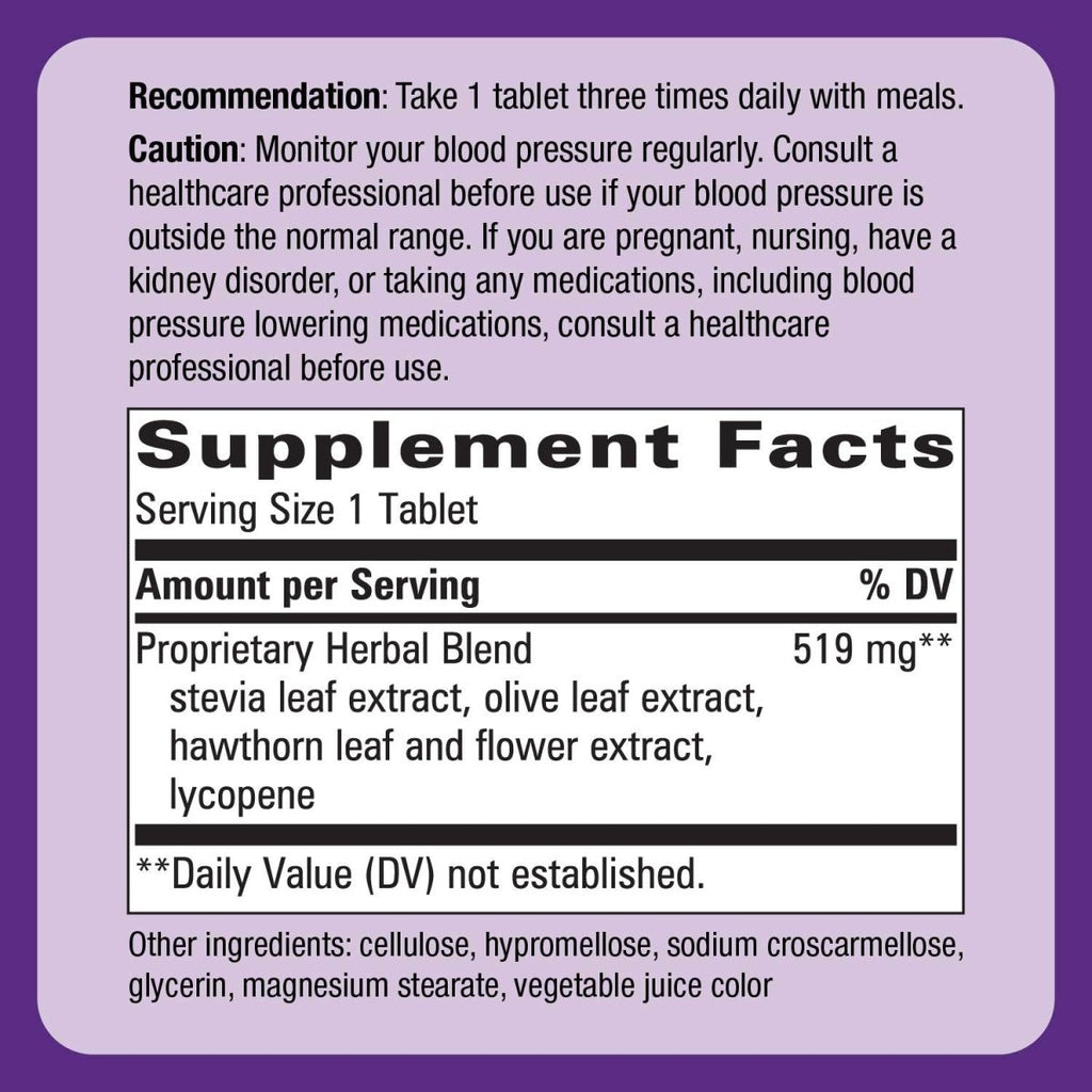 Nature's Way BP Manager Supports Healthy Blood Pressure, 90 Count
