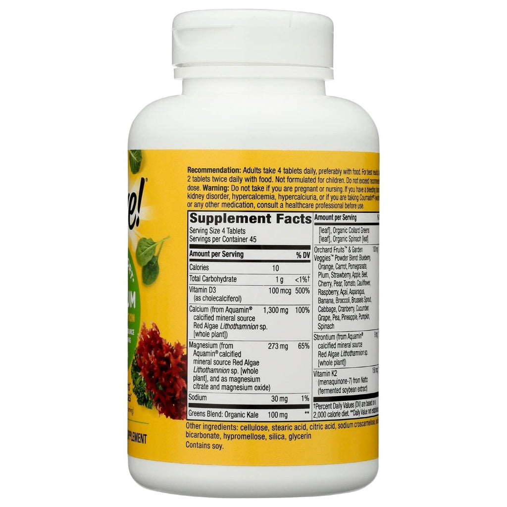 Nature's Way, Calcium Alive, lot de 180 comprimés