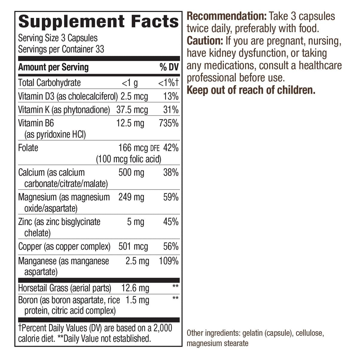 Nature's Way Calcium Complex Advanced Bone Formula