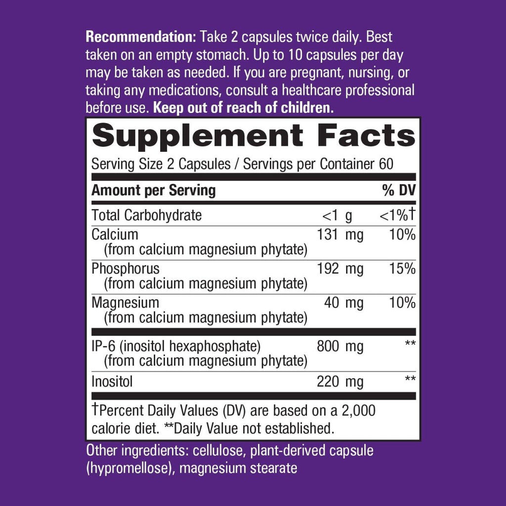 Nature's Way Cell Fort IP-6 & Inositol supports natural killer-cell activity, 120 Vcaps