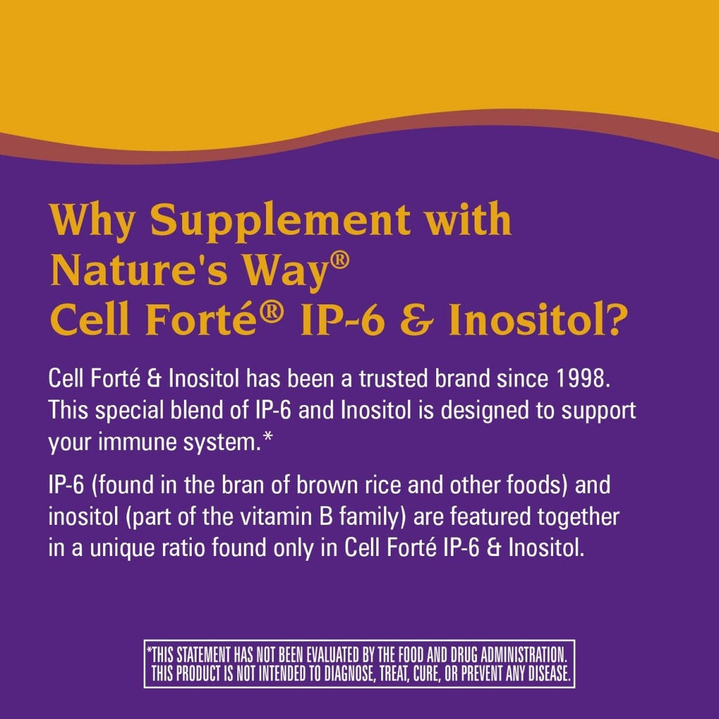 Nature's Way Cell Fort® IP-6 & Inositol Ultra-Strength™ Poudre Saveur Agrumes - 413,9 g