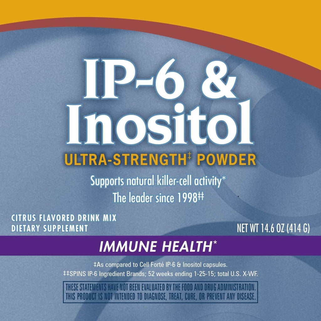 Nature's Way Cell Fort® IP-6 & Inositol Ultra-Strength™ Poudre Saveur Agrumes - 413,9 g
