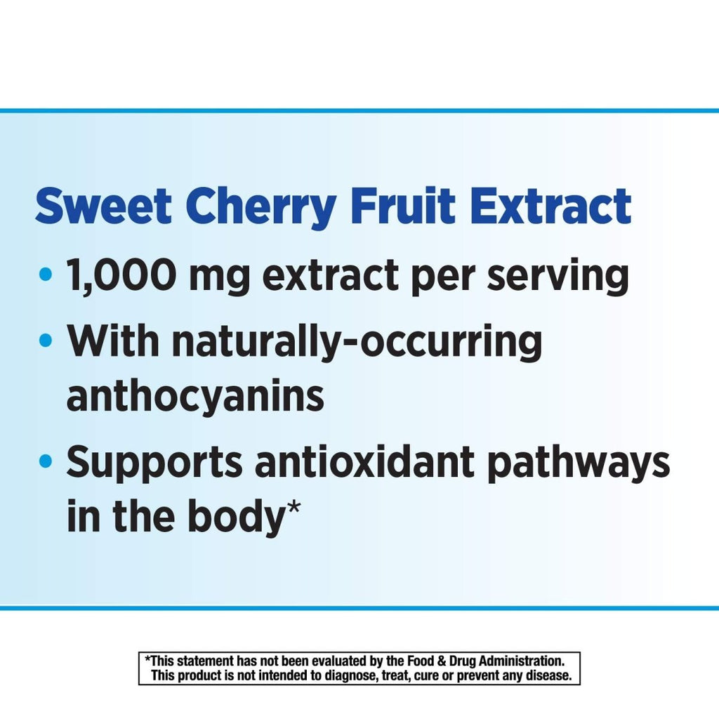 Nature's Way Cherry Fruit, Supports Antioxidant Pathways, 1,000 mg Per Serving, 90 Capsules