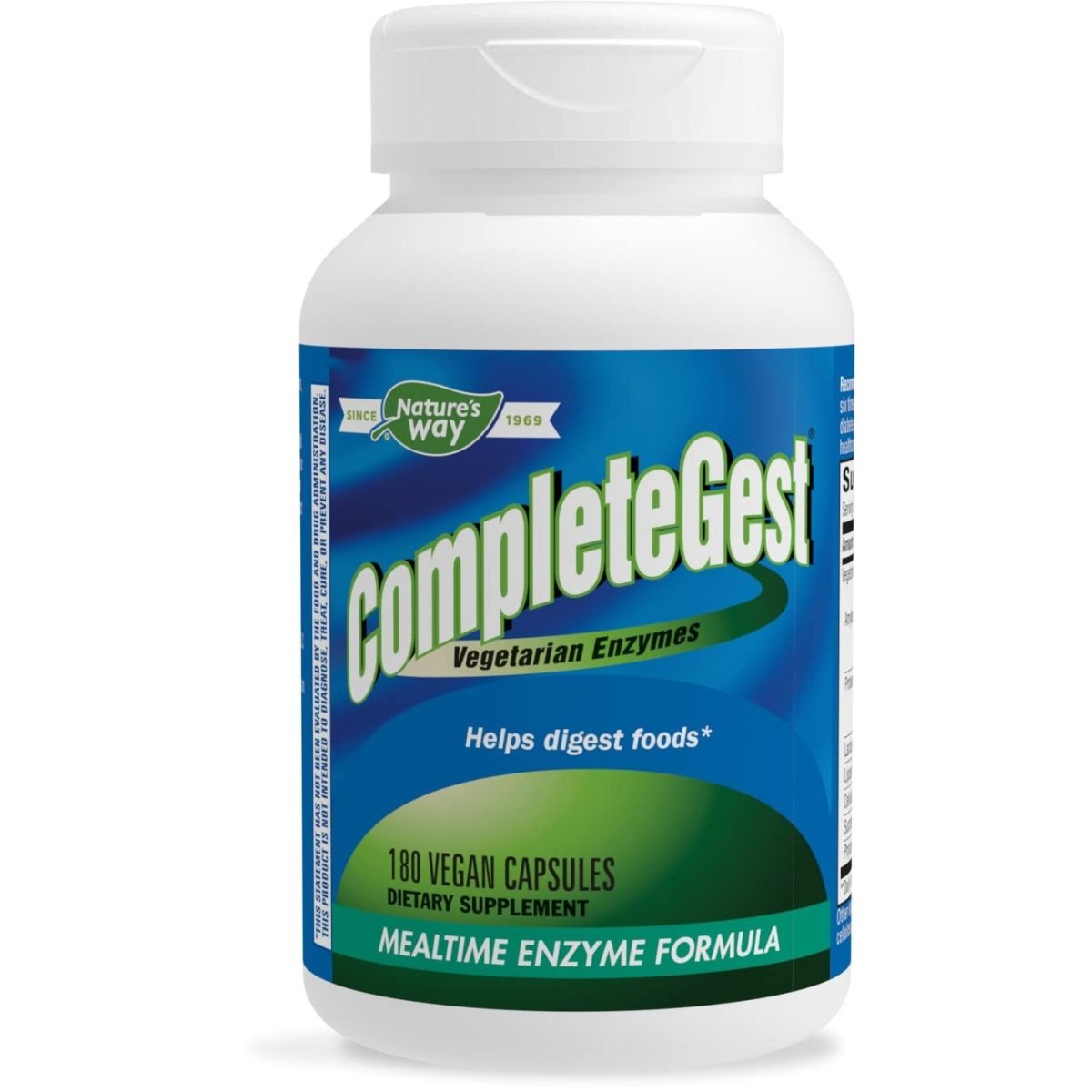 Nature's Way CompleteGest Enzymes végétaliennes, 180 gélules