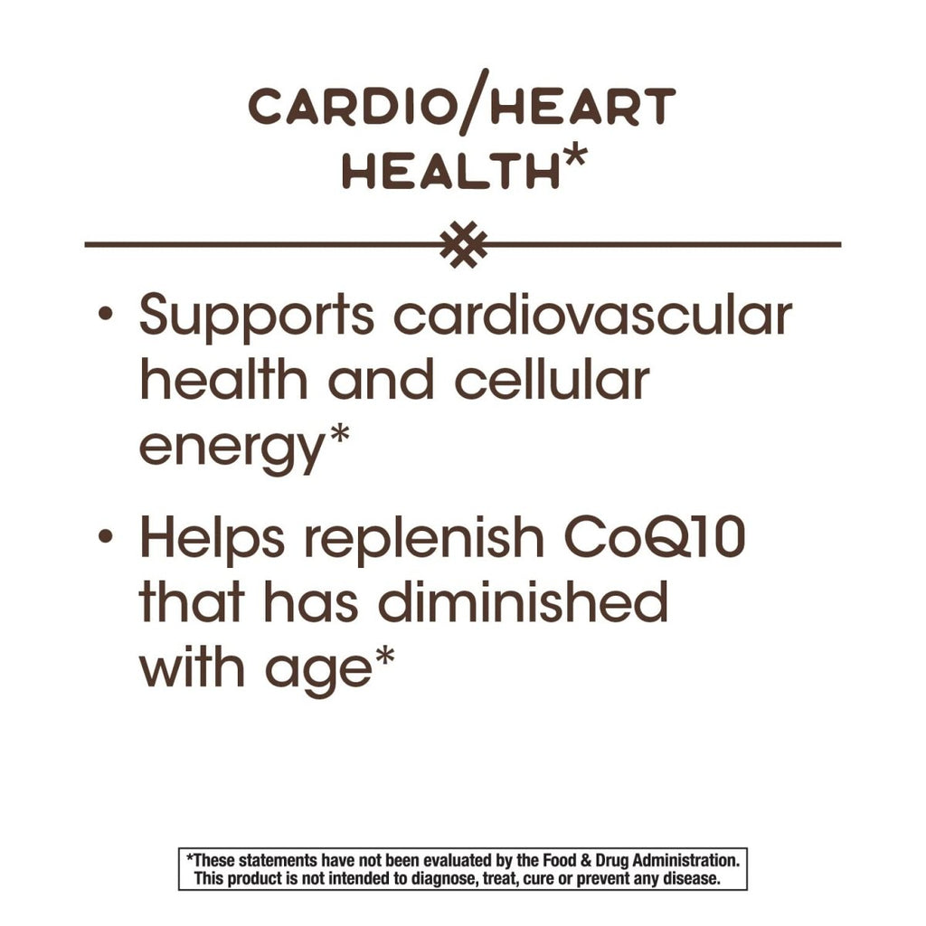 Nature's Way CoQ10, Ubiquinone, Heart Health, 60 Softgels