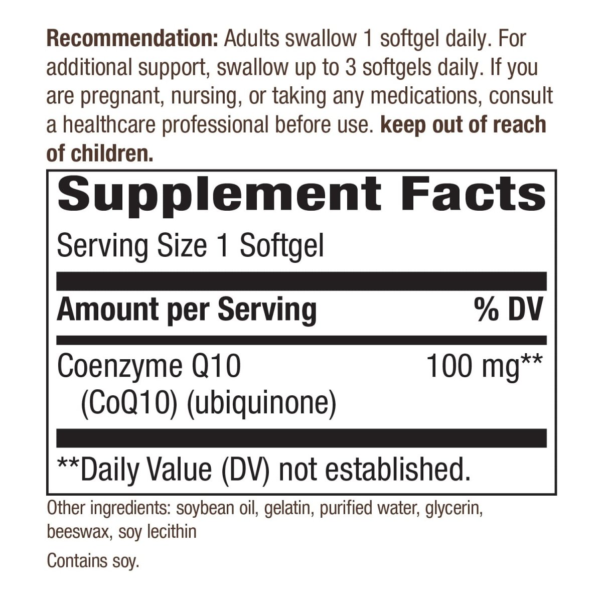 Nature's Way CoQ10, Ubiquinone, Heart Health, 60 Softgels