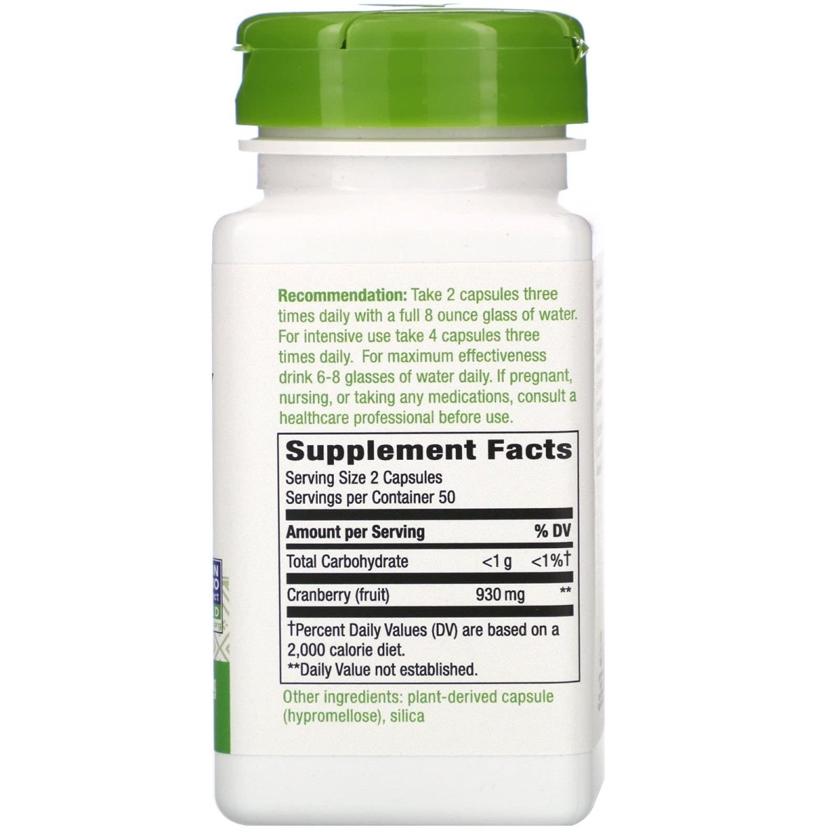 Nature's Way Canneberge, 465 mg, 100 Gélules