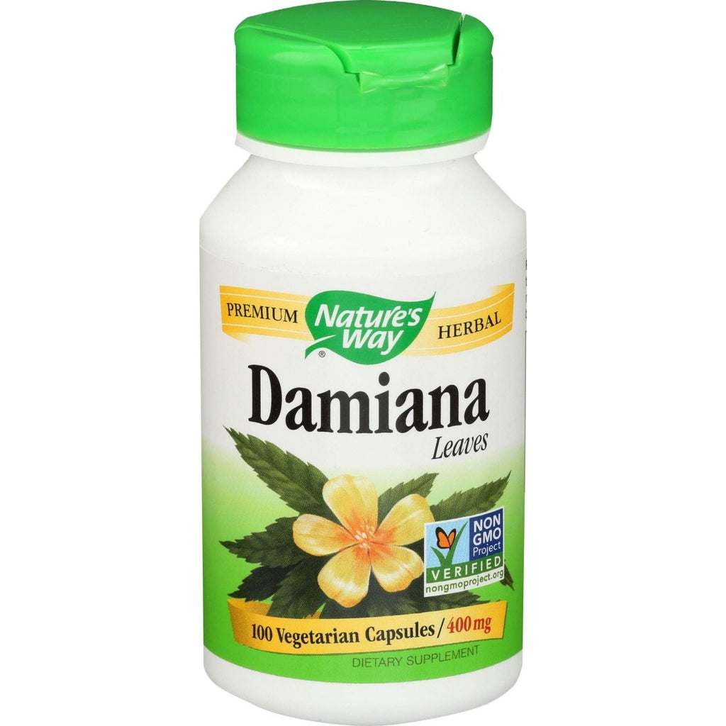 Feuilles de Damiana Nature's Way - 100 unités