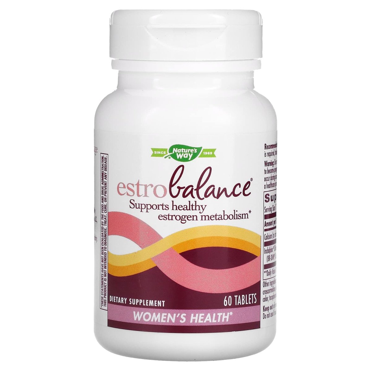 Nature's Way Estrobalance avec Br-dim Absorbable, Soutient le Métabolisme Sain des Œstrogènes, 60 Comprimés, 60 Unités